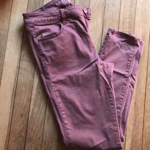 Dust rose skinny pant
